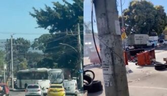 Após prisão, criminosos fecham ruas e sequestram três ônibus no Rio: “Clima de guerra”