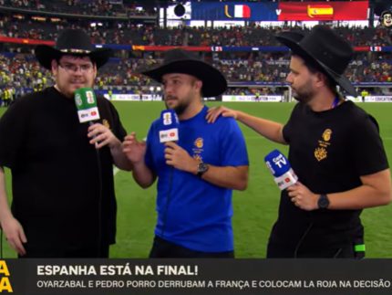 CazéTV atinge 24,2 milhões de espectadores com França x Espanha e volta a bater recorde CazéTV atinge 24,2 milhões de espectadores com França x Espanha e volta a bater recorde