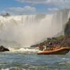 Embarcação vira nas Cataratas do Iguaçu, no Paraná, e um turista morre