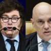 “Lixo careca”: Milei dispara contra Alexandre de Moraes em evento de Flávio Bolsonaro