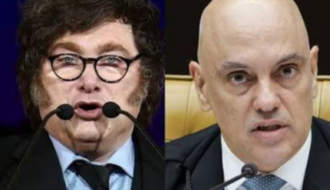 “Lixo careca”: Milei dispara contra Alexandre de Moraes em evento de Flávio Bolsonaro