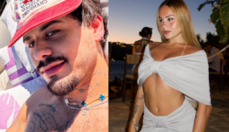 Web resgata suposta troca de olhares entre Zé Felipe e Lara Jucá após flagra de beijo