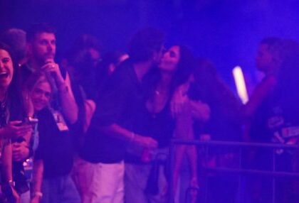 Ivete Sangalo é flagrada aos beijos com empresário durante show de Belo em SP