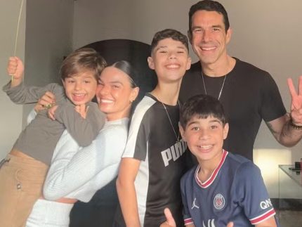Isis Valverde comenta relação com os enteados, filhos de Marcus Buaiz: “Está sendo lindo”