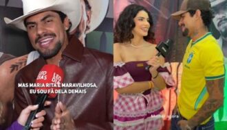 Jeninho desconversa sobre rumores de romance com repórter da Rede Massa: “Sou fã”