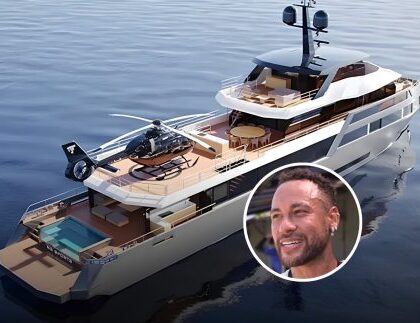 Que luxo! Iate de Neymar Jr. avaliado em R$ 120 milhões chega a Angra dos Reis Que luxo! Iate de Neymar Jr. avaliado em R$ 120 milhões chega a Angra dos Reis