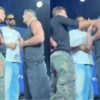 Encontro entre Tom Brady e Logan Paul termina em provocação com tapa; veja