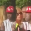 Virginia Fonseca e Vini Jr. surgem de mãos dadas em show de Bad Bunny na Itália