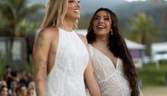 Lauana Prado celebra um mês de casamento com Tati Dias e se declara: “Do nosso jeitinho”