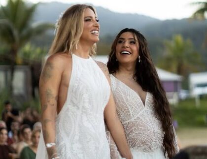 Lauana Prado celebra um mês de casamento com Tati Dias e se declara: “Do nosso jeitinho”