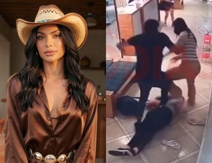 Aline Mineiro nega agressão a jovem e diz que companheiro reagiu para protegê-la Aline Mineiro nega agressão a jovem e diz que companheiro reagiu para protegê-la