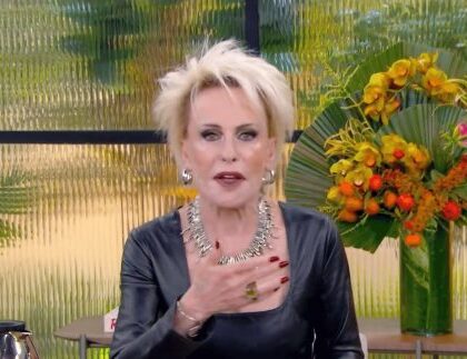 Ana Maria Braga dá exemplo ao transformar imprevisto ao vivo no “Mais Você” em bom humor
