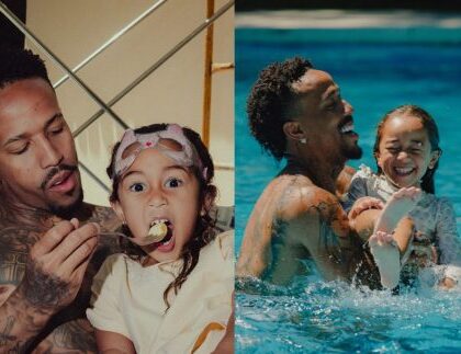 Éder Militão abre álbum com a filha, Cecília, e se declara: “A vida é bonita ao seu lado”
