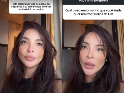 Carol Nakamura desabafa sobre solteirice: “Homens estão muito sem iniciativa”
