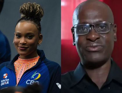 Rebeca Andrade fala da morte do pai pela 1ª vez: “Eu orava para Deus tirar a dor dele”