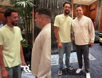 Fenômenos da Copa: Vozinha, goleiro de Cabo Verde, encontra Ronaldo Fenômenos da Copa: Vozinha, goleiro de Cabo Verde, encontra Ronaldo