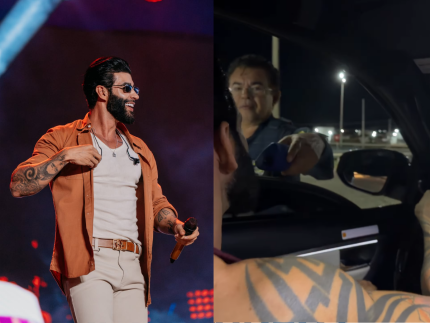 Nem o Embaixador escapa! Gusttavo Lima é parado em blitz e parabeniza PRF