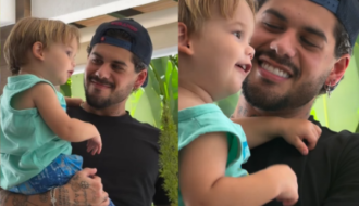 Zé Felipe é denunciado a órgãos de proteção após vídeo polêmico com o filho caçula