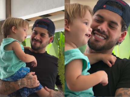 Zé Felipe é denunciado a órgãos de proteção após vídeo polêmico com o filho caçula