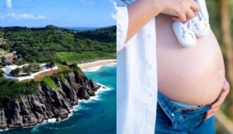 Mulher dá à luz em Fernando de Noronha, onde partos programados são restringidos desde 2004