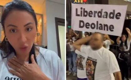 Irmã de Deolane explica ausência da família em manifestação por soltura: “pessoas infiltradas”