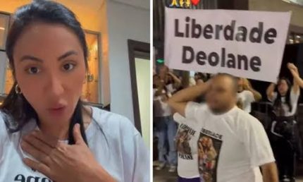 Irmã de Deolane explica ausência da família em manifestação por soltura: “pessoas infiltradas”