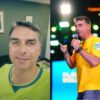 No antigo gabinete do pai, Flávio Bolsonaro convoca apoiadores para convenção do PL