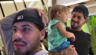 Zé Felipe rebate críticas após brincadeira de duplo sentido com o filho de 1 ano