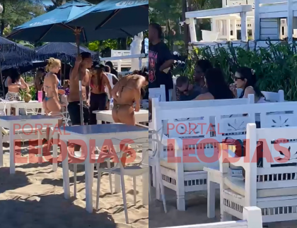 Virginia curte praia com Vini Jr. e amigos um dia após assumir que reatou namoro