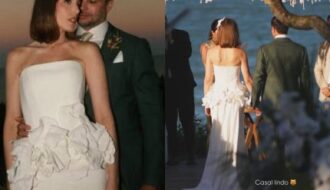 Fabi Justus renova votos com marido em cerimônia luxuosa e emocionante na Bahia