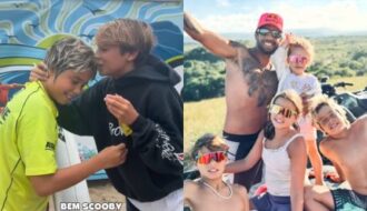 Seguindo os passos do pai! Filho de Pedro Scooby vence bateria de surf sub-10 em sua 1ª competição