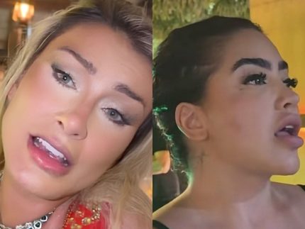 Andressa Urach debocha de briga no Rancho e MC Mirella rebate: “Me defendi”