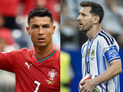 Cristiano Ronaldo se manifesta após Messi perder o pai: “Muita força!”