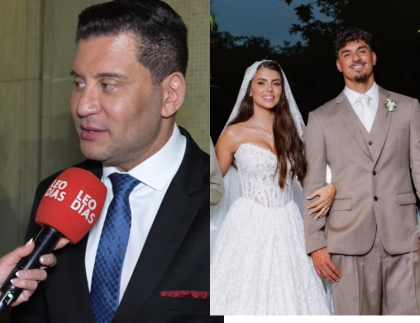 Cerimonialista comenta recorde da carreira em casamento de Gabriel Medina: “15 dias”