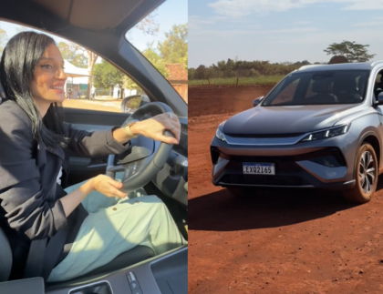 Repórter do Leo Dias testa novo BYD em estrada de terra e mostra desempenho na prática