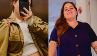 Grávida, Tati Machado mostra evolução da barriga e revela pegadinha do marido