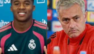 Fora dos primeiros jogos, Endrick recebe respaldo de Mourinho no Real: “Não quero vendê-lo”