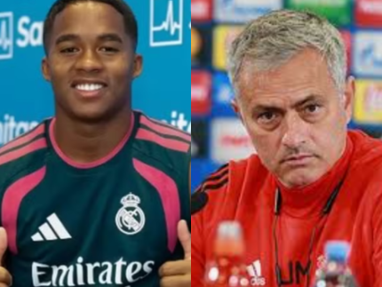 Fora dos primeiros jogos, Endrick recebe respaldo de Mourinho no Real: “Não quero vendê-lo”