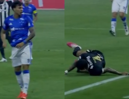 Zagueiro do Atlético-MG se revolta com Kaio Jorge após lance no clássico: “Mau-caráter”