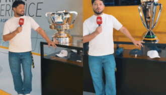 BYD celebra parceria com Corinthians e expõe taças do clube em Interlagos