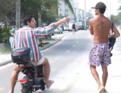 Rafael Infante bate boca com paparazzo no RJ e dispara: “Polícia Federal já tá com seu nome”