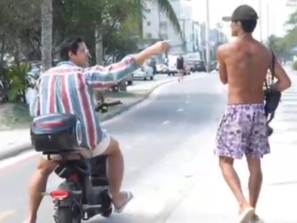Rafael Infante bate boca com paparazzo no RJ e dispara: “Polícia Federal já tá com seu nome”