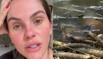 Bárbara Evans evita ataque de cobra e desabafa: “Maior susto da minha vida”