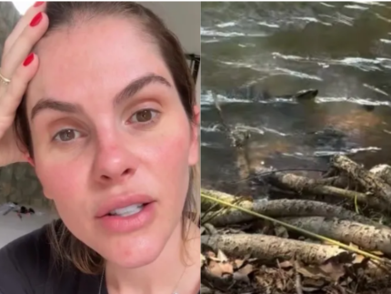 Bárbara Evans evita ataque de cobra e desabafa: “Maior susto da minha vida”