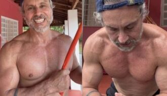 Alexandre Nero desmente corpo musculoso criado por IA e brinca sobre o físico: “Só cachaça”