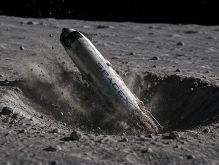 Foguete da SpaceX colide com a Lua e abre cratera de 18 metros