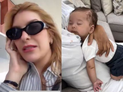 Lore Improta revela ordem médica para frear fome de Levi: “Muito guloso”