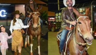 Edson, da dupla com Hudson, ganha mula avaliada em R0 mil da esposa