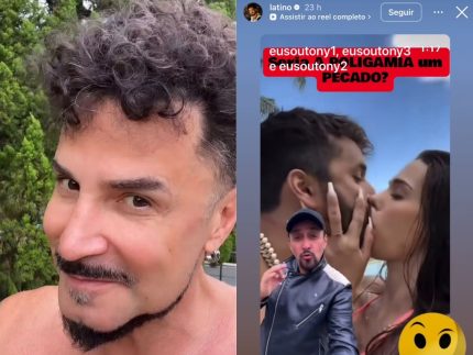 Latino defendeu poligamia horas antes de ex expor vídeo com acusações e ameaças