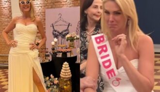 Ana Hickmann vai às lágrimas em chá de lingerie antes do casamento com Edu Guedes